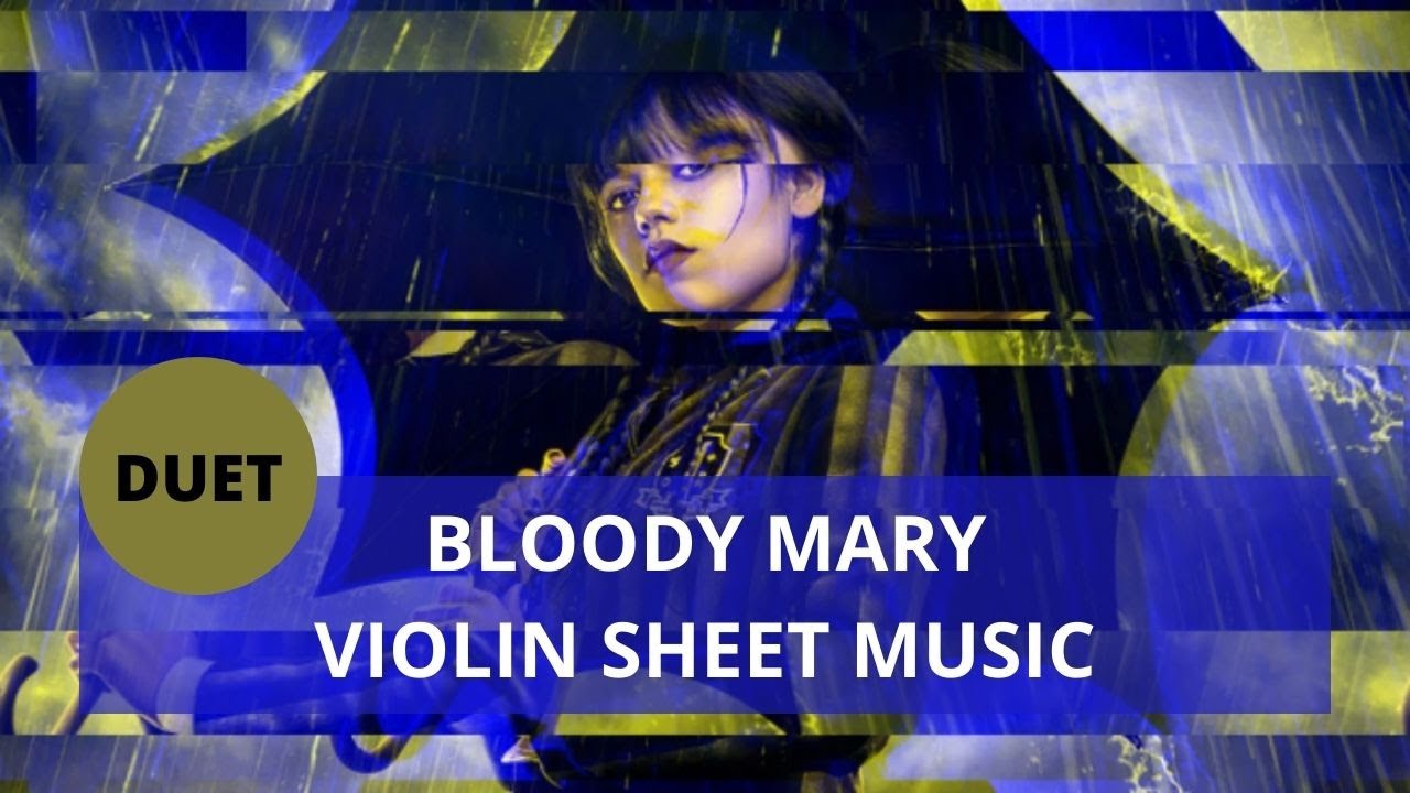 Lady Gaga Bloody Mary Sheet Music for Violin YouTube
