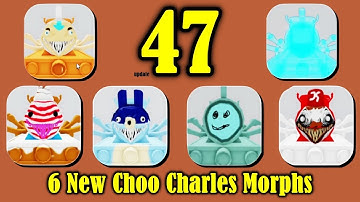 Update 47 | How to get ALL 6 New CHOO CHOO CHARLES Morphs! [ Roblox ]