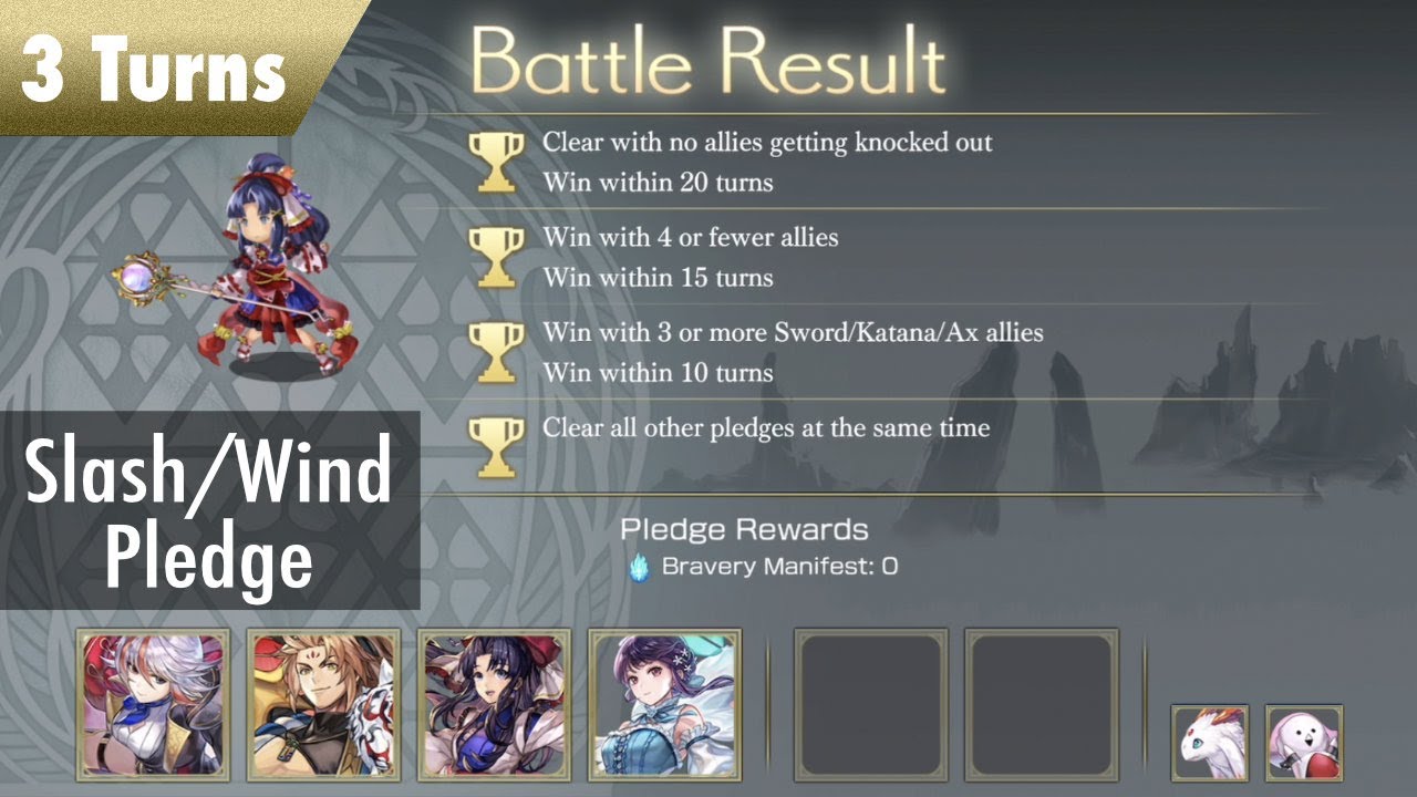 Another Eden - Yuna TMC (Wind Team 3T, Slash/Wind Pledge)