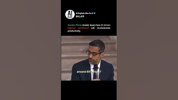 Sundar Pichai on AI "Agentic Workflows" – The Future of Productivity! 🚀