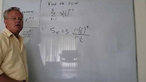 Partial Sum Geometric Series