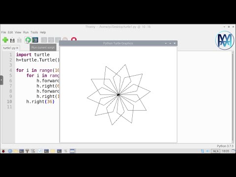 Creating Shapes in Python #asmr #satisfying