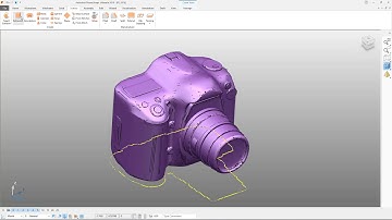 Autodesk Powershape 2018 video mesh outline