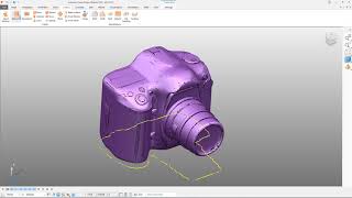 Autodesk Powershape 2018 video mesh outline Autodesk Powershape 2018 video mesh outline