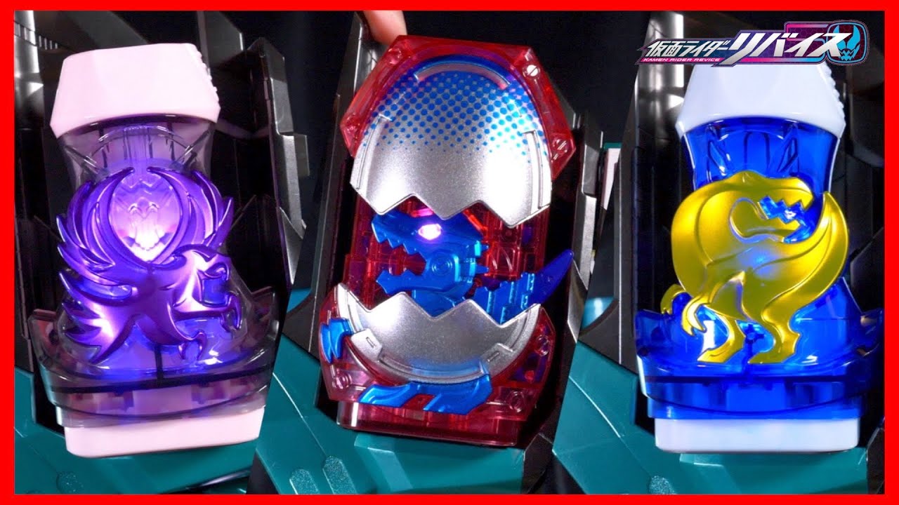 新作バイスタンプ×3とツーサイドライバー【仮面ライダーリバイス】/New 