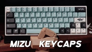 #shorts 136 Keys PBT Dye-sub ANSI Layout Mizu Keycap