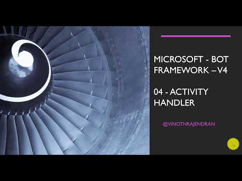 04- Azure AcitivityHandler Bot Framework v4