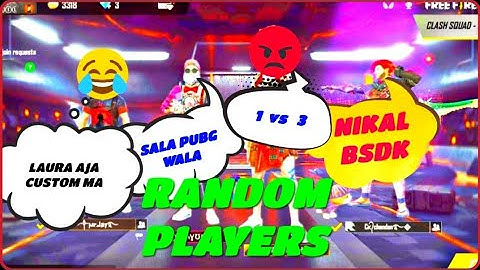 Random Player Call me Noob & I challange For a custom 1 vs 3|Garena Free fire||Choubey gaming|Part 2