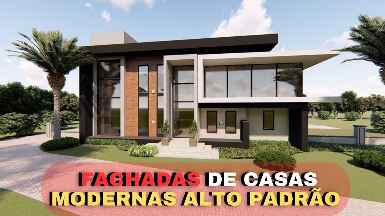 Fachada de Casas Modernas: 60 inspirações para você! - Dicas Decor