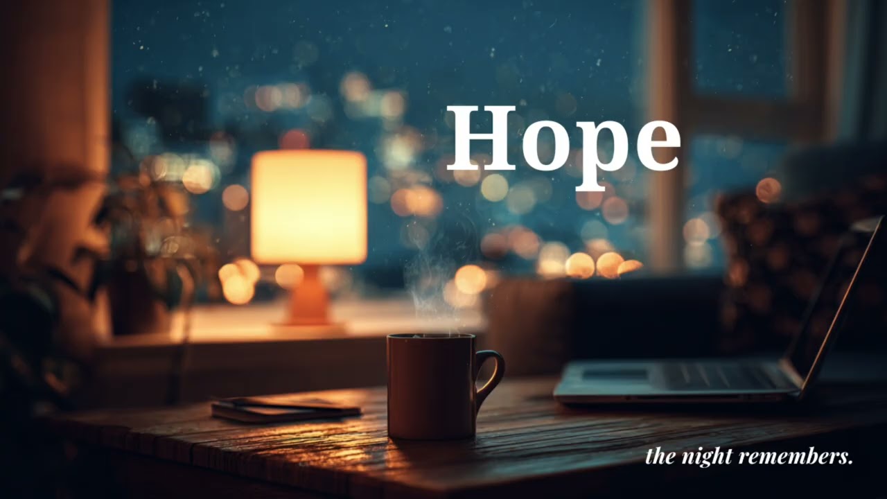Hope at quiet night | Cozy Workspace Ambience for Calm & Inspiration