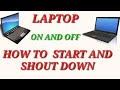 Jinsi Ya Kuzima Na Kuwasha PC How To Start And To Shout Down Laptop