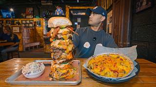 Over 1,000 People Have FAILED This 18-Layer GIANT BBQ Sandwich Challenge!