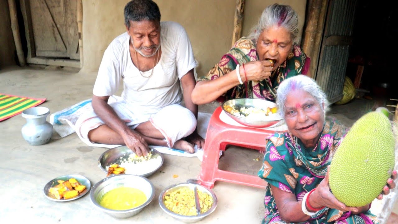 গাছের কচি এঁচোড়ের সেরা রেসিপি  | Jack fruit Manchurian Recipe Cooking&Eating By Village grandmother