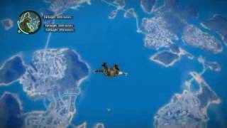 Just Cause 2 - HUGE Base Jump (Final) 6,183m