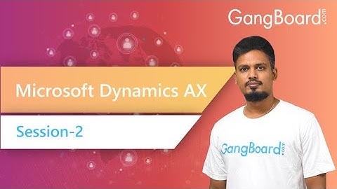 Microsoft Dynamics AX | Tables, Views, Security and Maps | Session 2
