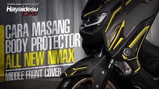 Hayaidesu All New NMAX Middle Front Cover Variasi Body Protector Aksesoris Motor