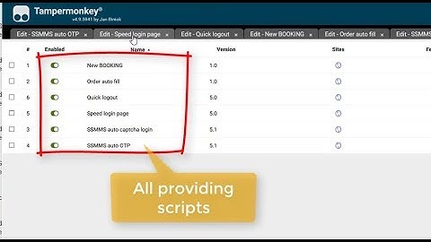 SSMMS config all scripts for auto