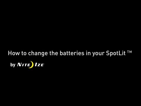 SpotLit LED Carabiner Light Battery Replacement