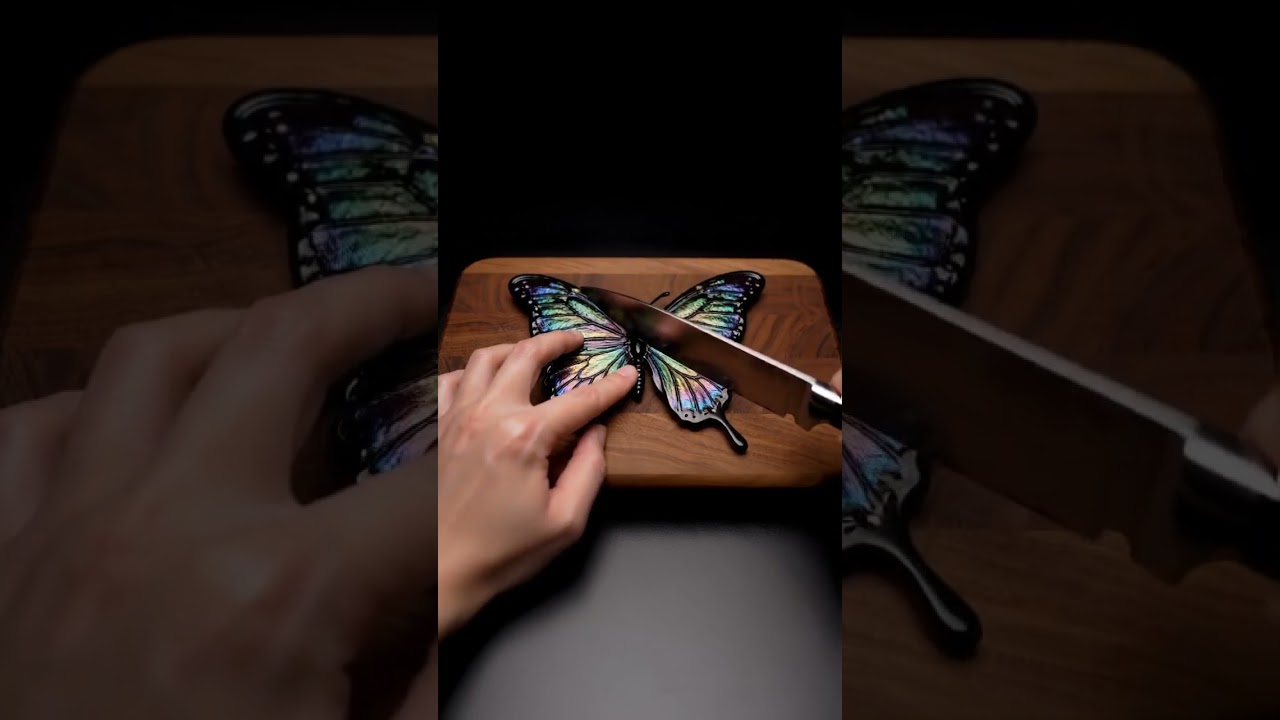 glass butterfly ASMR 