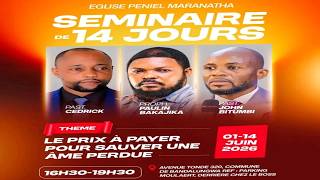 LE PRIX À PAYER POUR SAUVER UNE ÂME PERDUE (3e Jour)|MERCREDI, 03 JUIN 2026|PROPHETE PAULIN BAKAJIKA