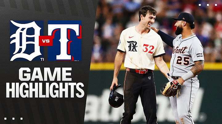 Tigers vs. Rangers Game Highlights (7/18/25) | MLB Highlights