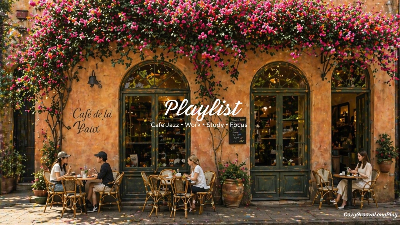 [ Playlist ] Morning cafe jazz ☕ Smooth & Chill Music , perfect for ...