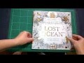 Colouring Book Review: Lost Ocean Walk through with Tips and Coloured Pages