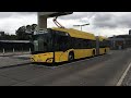 Eletkrogelenkbusse der BVG - Kurze Mitfahrt und Ladevorgang