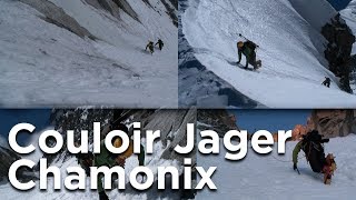 Couloir Jager Mont-Blanc Du Tacul Chamonix Alpinisme Montagne Ski De Randonnée