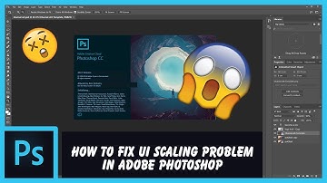 How to fix Adobe Photoshop UI scaling problem on high DPI displays | HD, 1080p, 4K