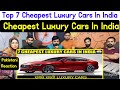 Reaction on top 7 cheapest luxury cars in india  cheapest luxury cars in india