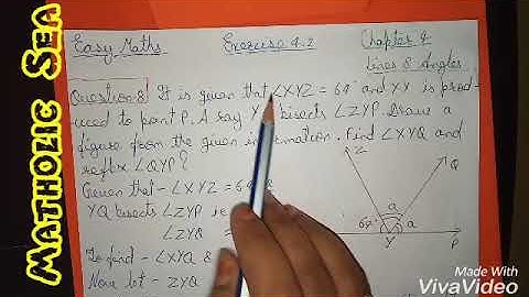 Class 9 maths - Chapter 4 - lines and angles - Exercise 4.2 - Question 8