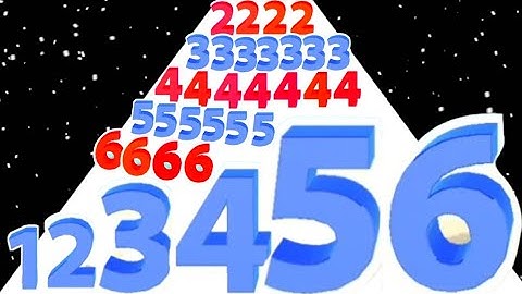 Number Run 3d vs Jelly run 2048 - All levels (Math games ) free gameplay, Max levels walkthrough