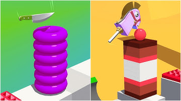 Max Levels Slice it all🔪🍊🎃: All Levels Gameplay Android, iOS ASMR Cutting Game Big Update