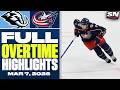 Utah Mammoth at Columbus Blue Jackets | FULL Overtime Highlights - March 7, 2026