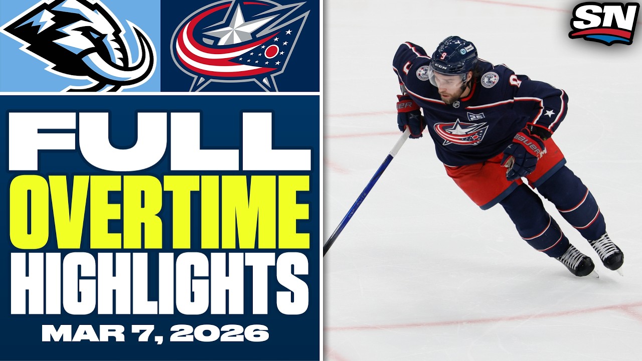 Utah Mammoth at Columbus Blue Jackets | FULL Overtime Highlights - March 7, 2026