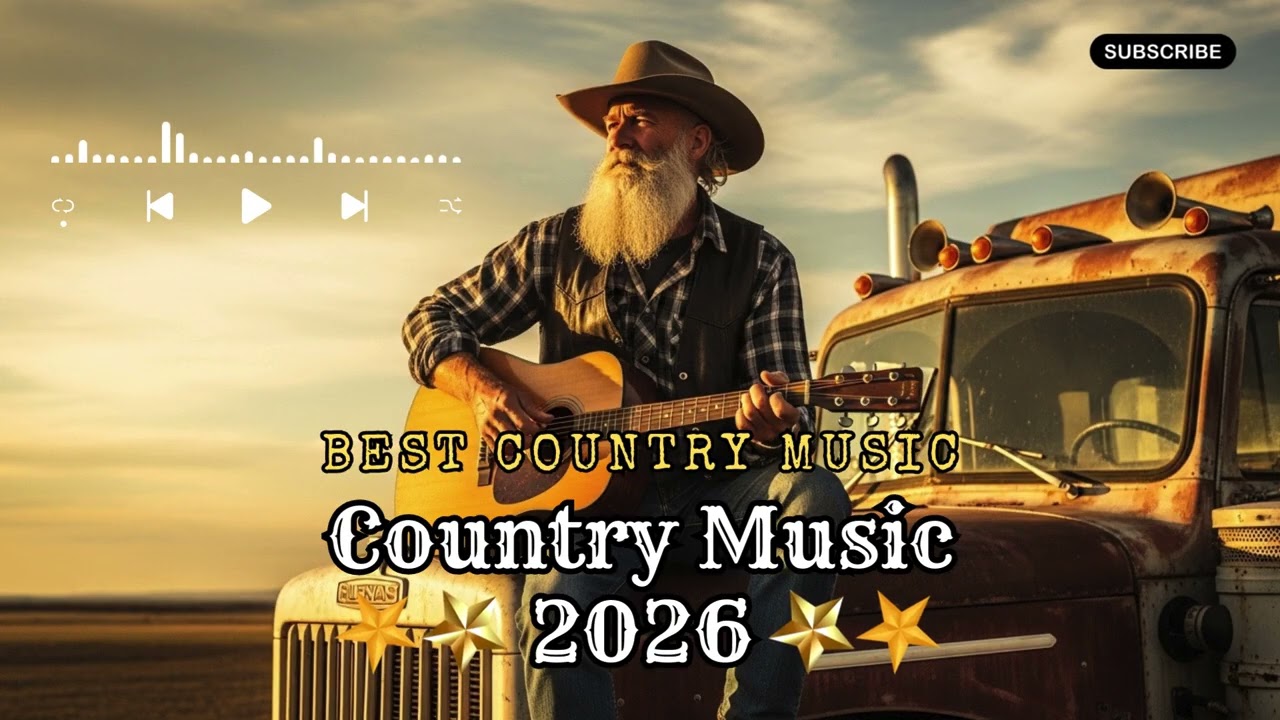 Slow Acoustic Country Guitar – Emotional Road Trip Music