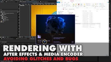 Fixing After Effects and Media Encoder Rendering Bugs and Glitches
