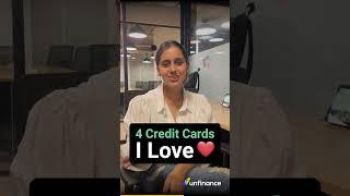4 Credit Cards that I love ❤️ #unfinance #shorts