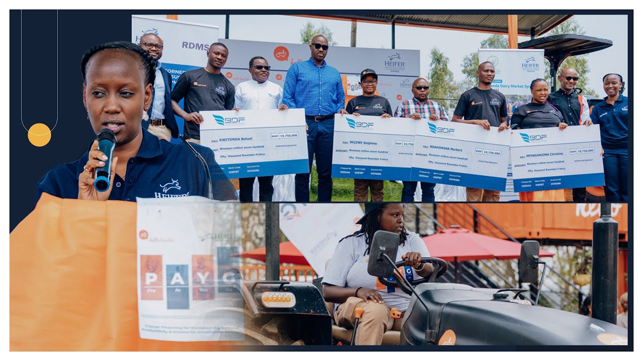 Heifer Rwanda yatangije ikigo gitanga imashini zorohereza abahinzi, zikanongera umusaruro