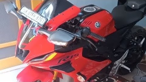 installing zx10r mirrors on R15 v4 || modification video    #modification #R15v4 #trending