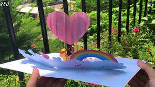 Valentine Hot Air Balloon pop up card 💕 by skypopcards 49 views 1 month ago 27 seconds