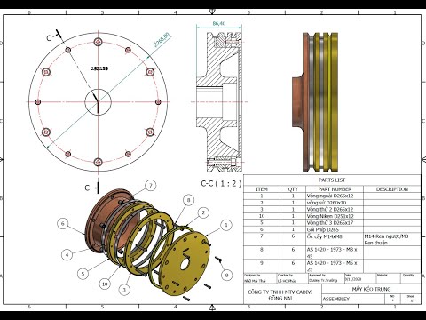 Video Xuất bản vẽ 2d trong inventor. Thiết lập bản vẽ 2D,... - youtube