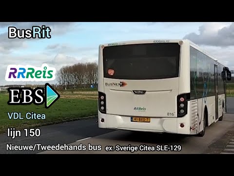 BusRit: rijden met een Nieuwe tweedehands Bus uit zweden, (VDL Citea SLE-129) ex Sverige Citea.