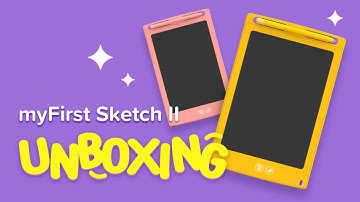 myFirst Sketch II Unboxing – Magnetic Sketch Pad with Partial Erase
