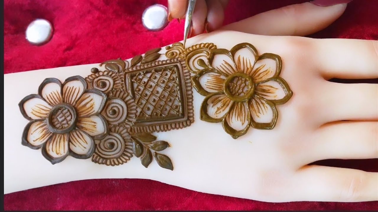 New Back hand mehndi design | Mehndi designs | bridal mehndi ...