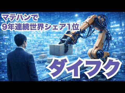 【ダイフクってどんな会社？】“モノを動かす技術”で世界の産業を支えるダイフクを解説（マテハンで9年連続世界シェアNo.1）