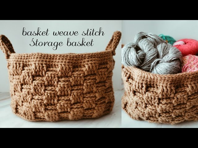 How to make your own crochet oval baskets - free pattern