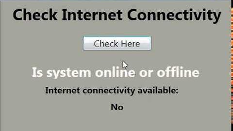 how to check internet connection is available using wpf