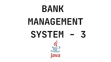 Bank Management System using Java - 3 | Account creation and Deposit
